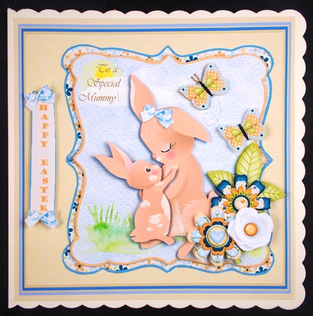 Mama & Me 6x6 Card Front & Envelope Kit. by Linda Short