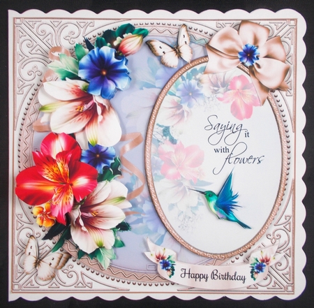 Saying It With Flowers no3 Mini Page Kit by Linda Short