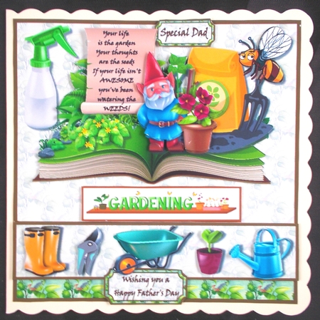 The book of gardening 7x7 by Linda Short