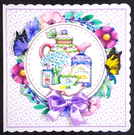 PAISLEY & DOTS BACKGROUND KIT by Linda Short