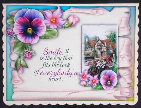 Perfect Parchments - Pansies by Linda Short