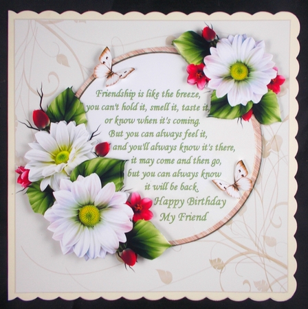 8x8 Friendship is like the breeze mini kit by Linda Short