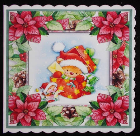 Christmas poinsettia by Linda Short