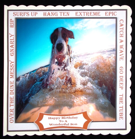 Surfing Buddy - 8x8 Mini Kit by Linda Short