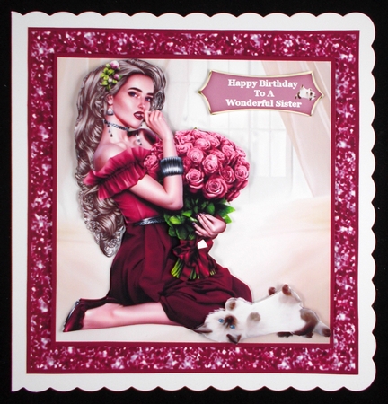 Look At My Beautiful Roses - 8x8 Mini Kit by Linda Short