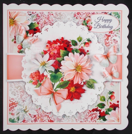 Vintage Floral 8 by Linda Short