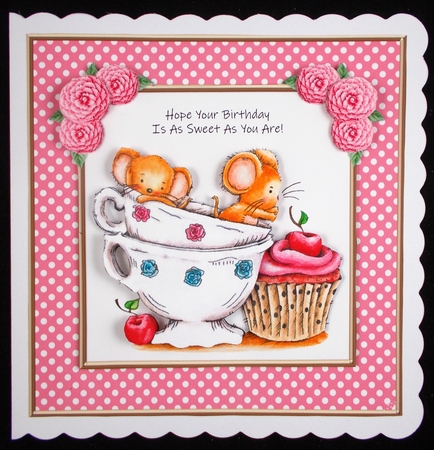 Cute Critters Birthday Topper by Linda Short