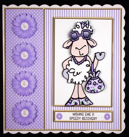 Wishing EWE A Speedy Recovery - Card Two by Linda Short