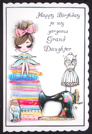Gorgeous Grand Daughter Sewing Queen - Brunette by Linda Short