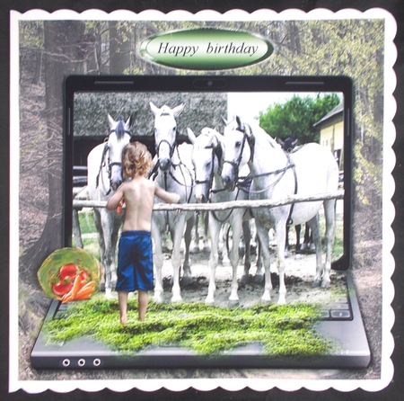 at the stables by Linda Short
