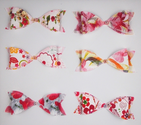Flower Paper Bows Bundle by Linda Short
