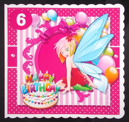 Birthday Fairy Mermaid Princess 4 by Linda Short