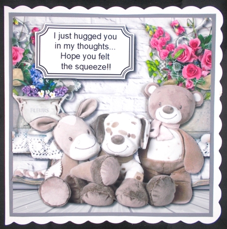 Missing you, sending hugs by Linda Short