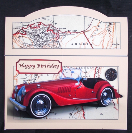 Vintage Sports Car Money Wallet  by Linda Short