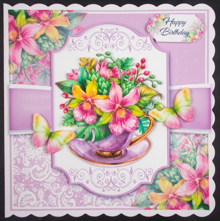 A Cup in Bloom 5 by Linda Short