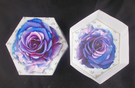Nesting Boxes Purple Box 1 by Linda Short