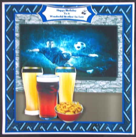 Watching Football With Friends - 8x8 Mini Kit by Linda Short