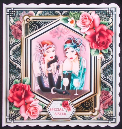 Art Deco Ladies 6x6 Mini Page Kit by Linda Short