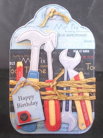 Tool Tag Shaped Card Mini Kit by Linda Short