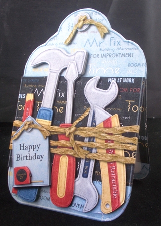 Tool Tag Shaped Card Mini Kit by Linda Short