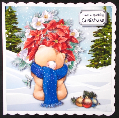 Forever friends with poinsettia by Linda Short