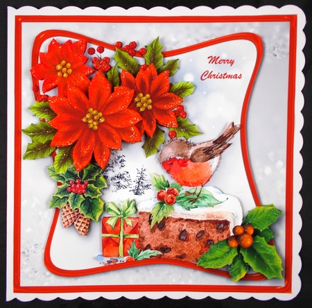 Cake for Robin - Decoupage Card Mini Kit by Linda Short
