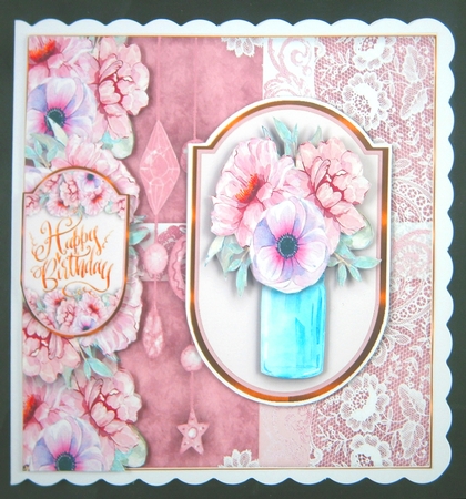 Happy Birthday say it with flowers by Linda Short