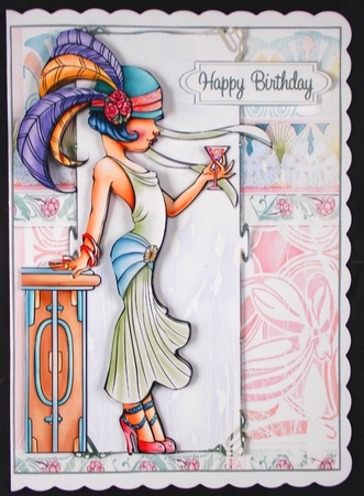 Art Deco Charm Mini Page Kit by Linda Short