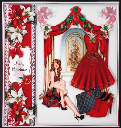 Christmas Fashion Mini Page Kit by Linda Short