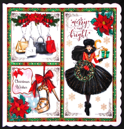 Merry & Bright Christmas Fashion Mini Page Kit  by Linda Short