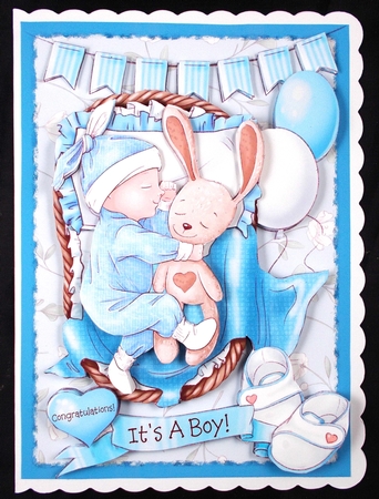 Its A Boy With Bunny by Linda Short