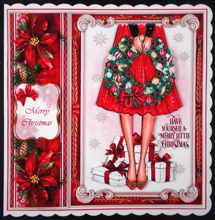Christmas Wreath Mini Page Kit by Linda Short
