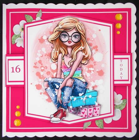 Modern Birthday Girl 1 by Linda Short