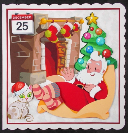Santa puts his feet up by Linda Short