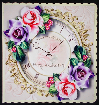 Shabby Chic & Clock Face by Linda Short