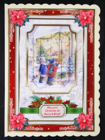 Christmas Toy Shop Decoupage Topper 2 by Linda Short