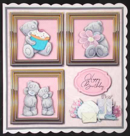 Tatty teddy multi frame birthday by Linda Short