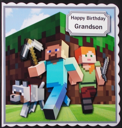 Minecraft Birthday by Linda Short