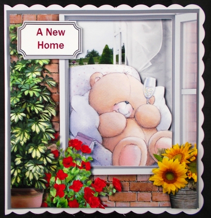 Forever Friends multi occasion card topper by Linda Short