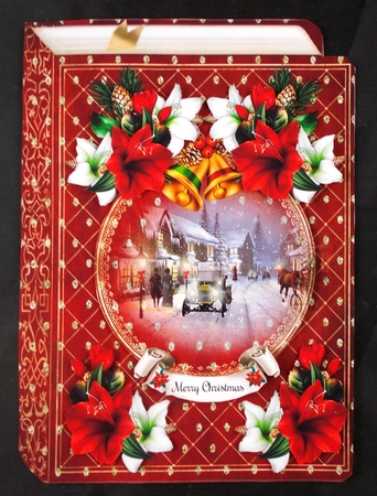Christmas Scenic Book A5 Shaped Mini Page Kit    by Linda Short