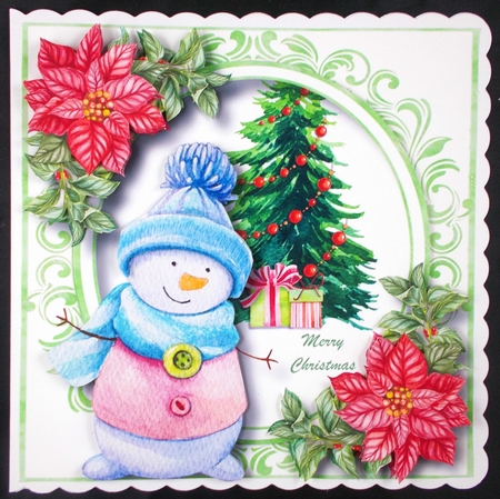 Happy Christmas Snowman 2 by Linda Short