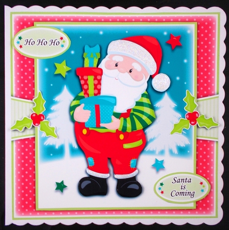 Santa with Presents Mini Kit by Linda Short