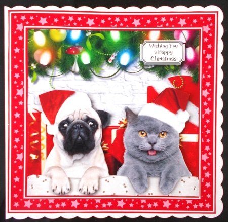 Christmas fur babies by Linda Short