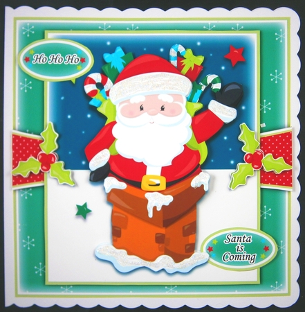 Santa Chimney Mini Kit by Linda Short