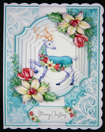 Reindeer 7x5 inch Bumper Kit by Linda Short