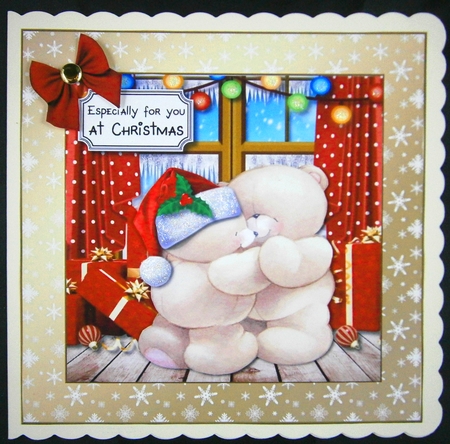 Forever Friends Christmas loving embrace by Linda Short