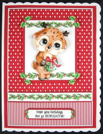 Deer-lightful (Card Two) by Linda Short