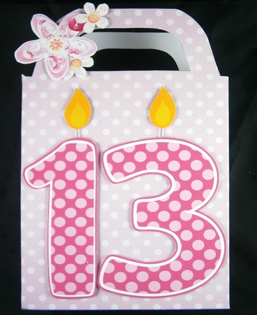 Pink Polka Dot Candle Numbers Clipart, Pink Birthday Party Candle Numbers with flame clip art by Linda Short