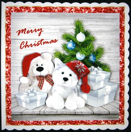 Cute Christmas Teddies Mini Kit by Linda Short