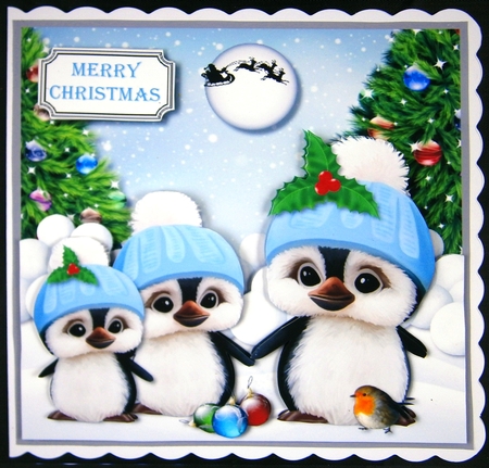 Christmas Penguin Family by Linda Short